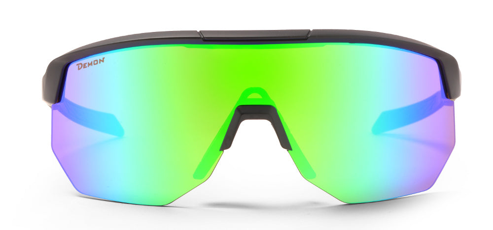 Vorderansicht von FIANDRE Wandersonnenbrille mit verspiegelten Gläsern